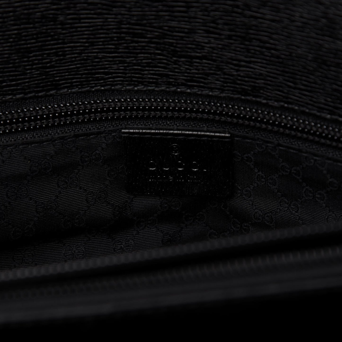 Calfskin Flap Briefcase Black