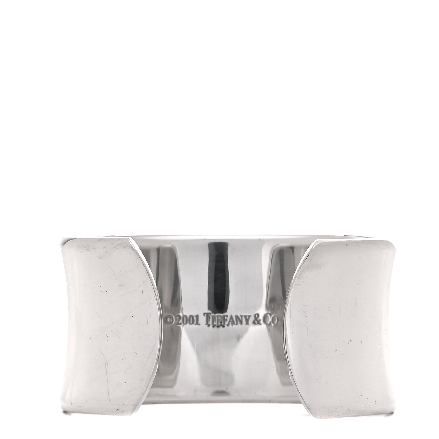 Sterling Silver Wide 1837 Cuff Bracelet