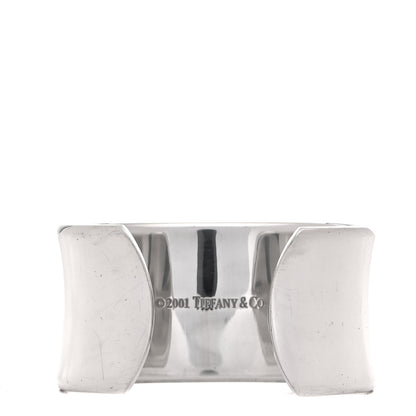 Tiffany Sterling Silver Wide 1837 Cuff Bracelet 3 of 5