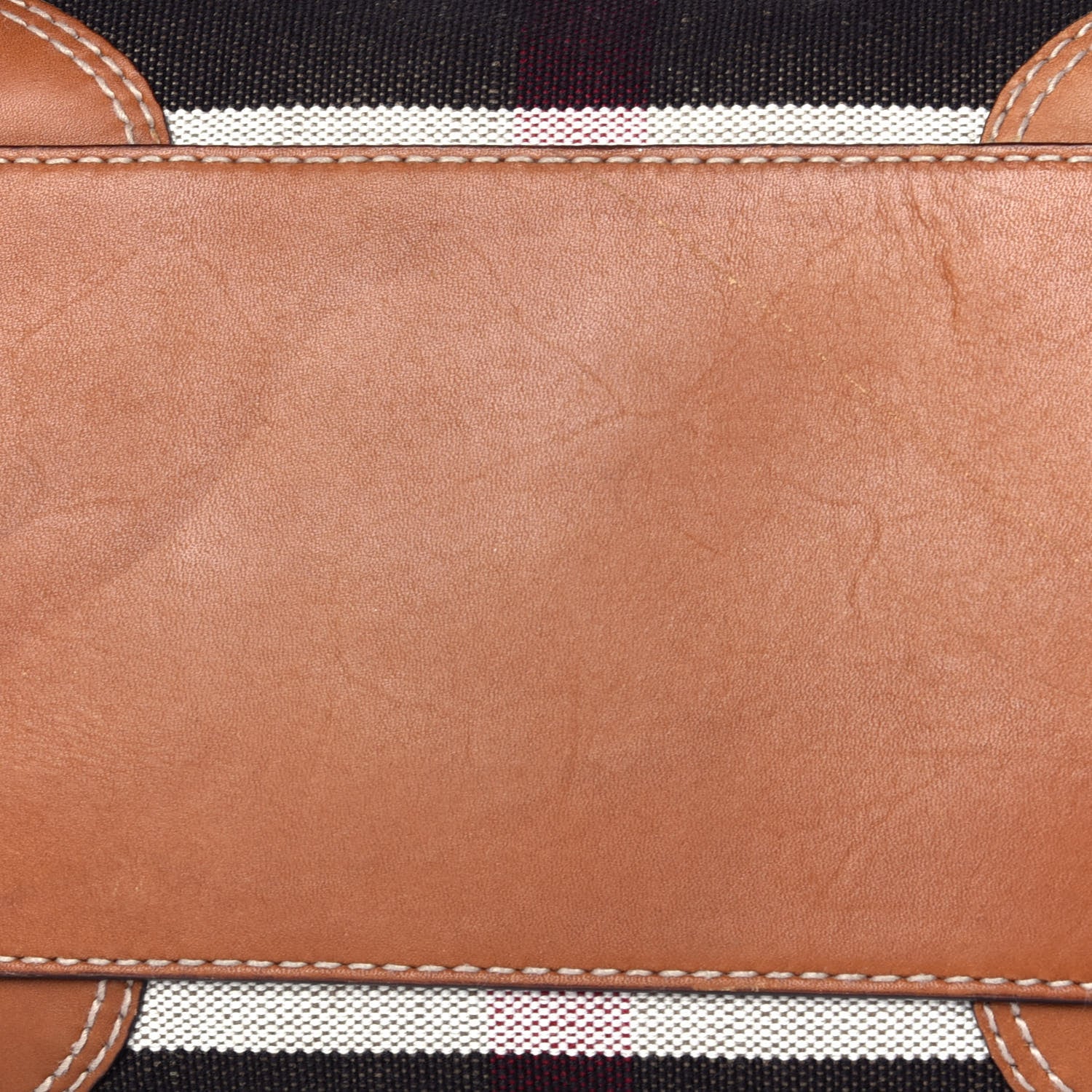 Burberry Canvas Mega Check Medium Maidstone Saddle Brown 10 of 10