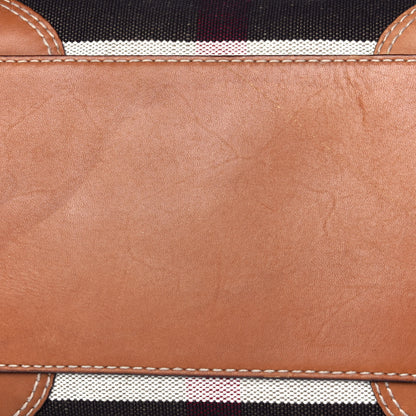 Burberry Canvas Mega Check Medium Maidstone Saddle Brown 10 of 10