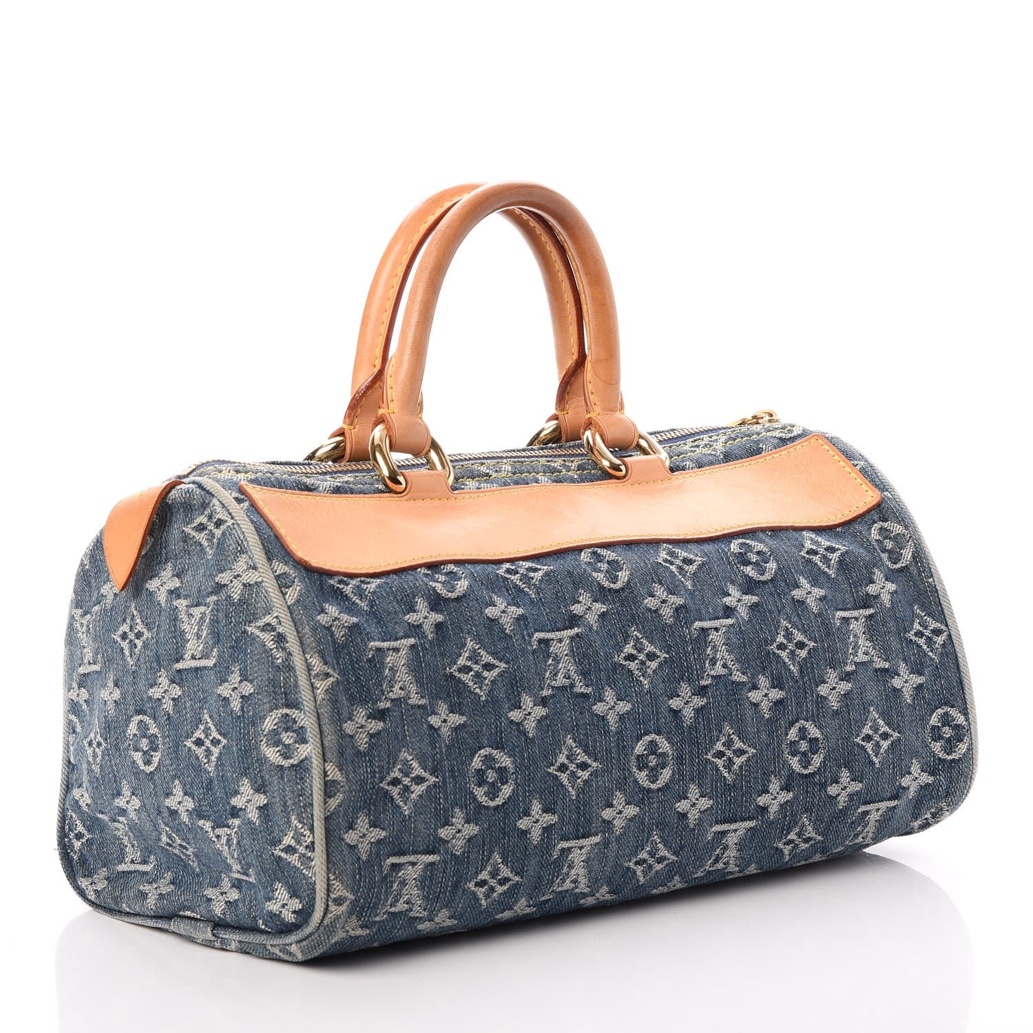 Louis Vuitton Monogram Denim Neo Speedy Blue 3 of 7