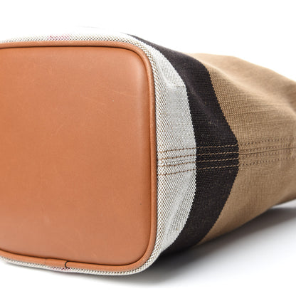 Burberry Canvas Check Mini Ashby Tassel Crossbody Saddle Brown 7 of 11