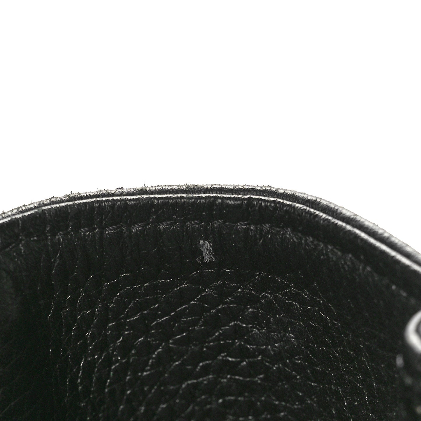 Deerskin Stitched Medium CC Shopping Tote Black