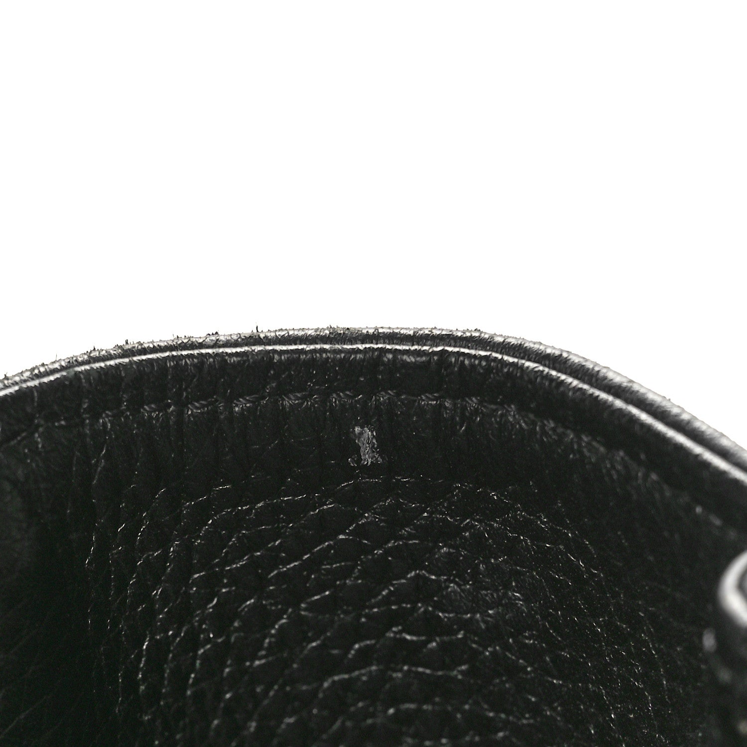 Chanel Deerskin Stitched Medium CC Shopping Tote Black 14 of 15