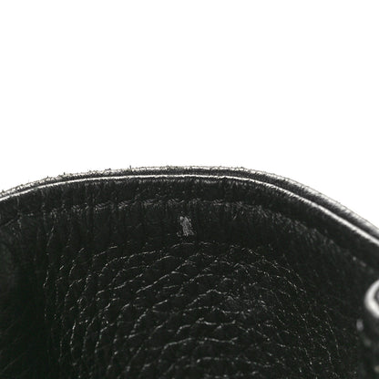 Chanel Deerskin Stitched Medium CC Shopping Tote Black 14 of 15