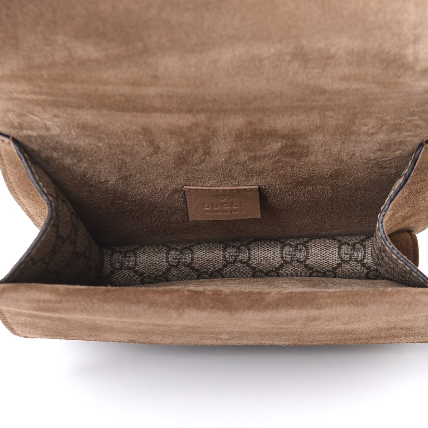 GG Supreme Monogram Mini Dionysus Shoulder Bag Taupe