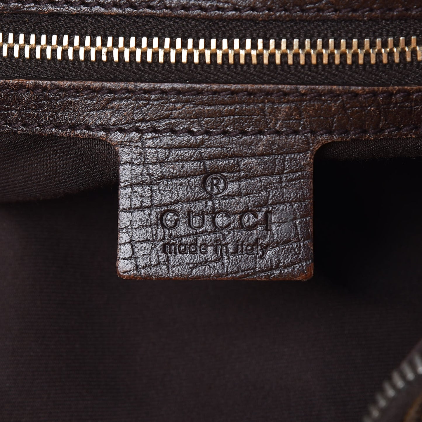 Monogram Medium Horsebit Chain Hobo Dark Brown