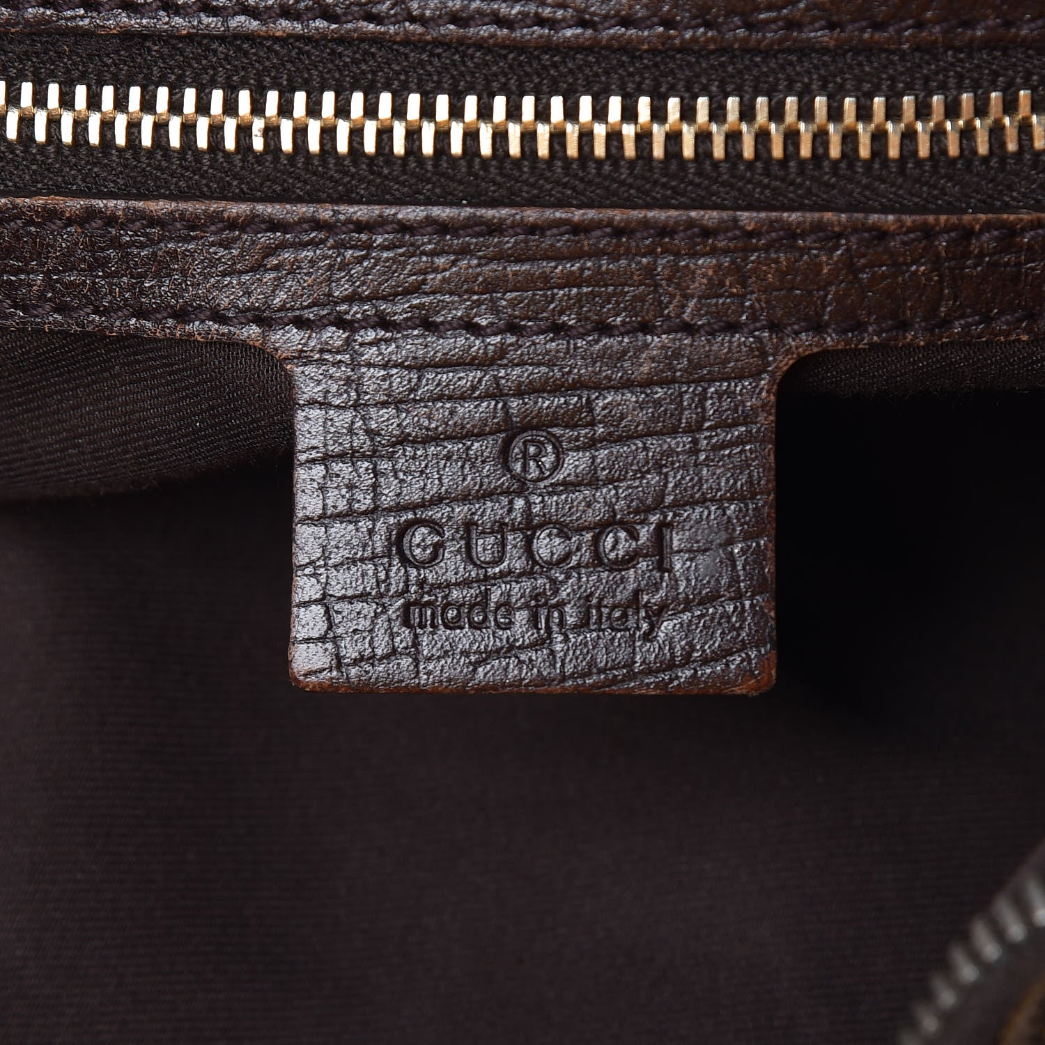 Gucci Monogram Medium Horsebit Chain Hobo Dark Brown 6 of 13