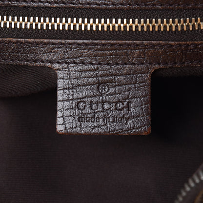 Gucci Monogram Medium Horsebit Chain Hobo Dark Brown 6 of 13