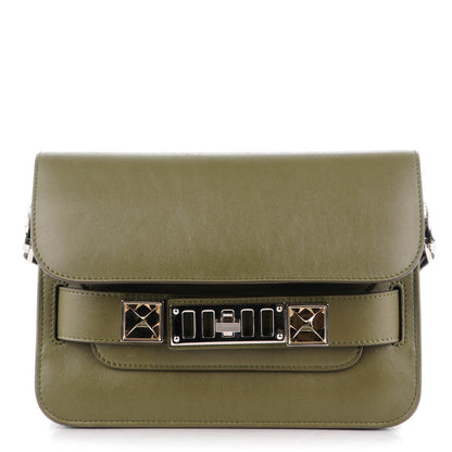 Proenza Schouler Calfskin Mini PS11 Classic Shoulder Bag Dark Olive 1 of 8