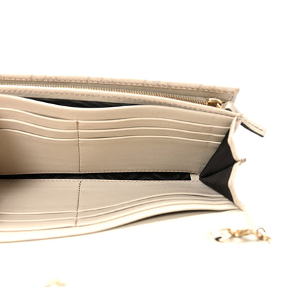 Gucci Guccissima Signature Dice Chain Wallet Off White 4 of 8