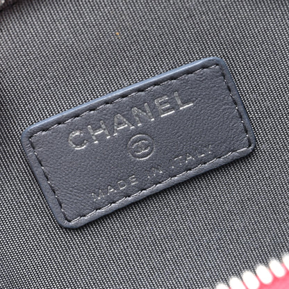 Chanel Lambskin Quilted Round Clutch With Chain Multicolor 6 of 13