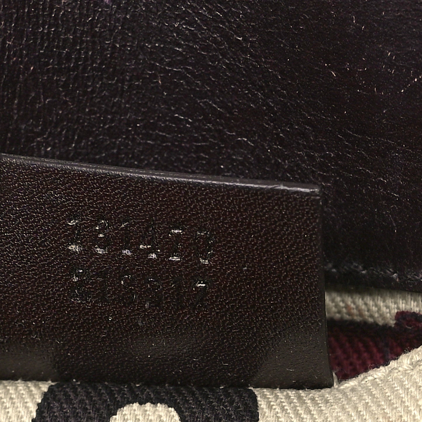 Guccissima Small Horsebit Chain Clutch Chocolate