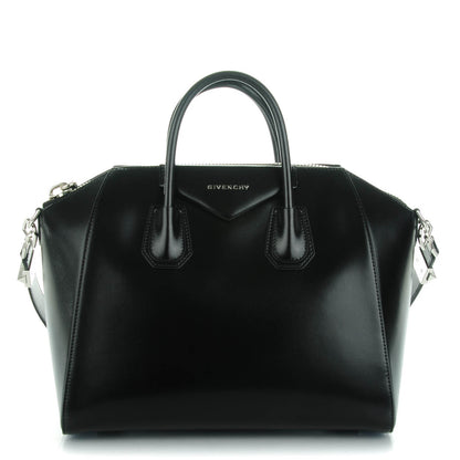 Givenchy Shiny Lord Calfskin Medium Antigona Black 1 of 7