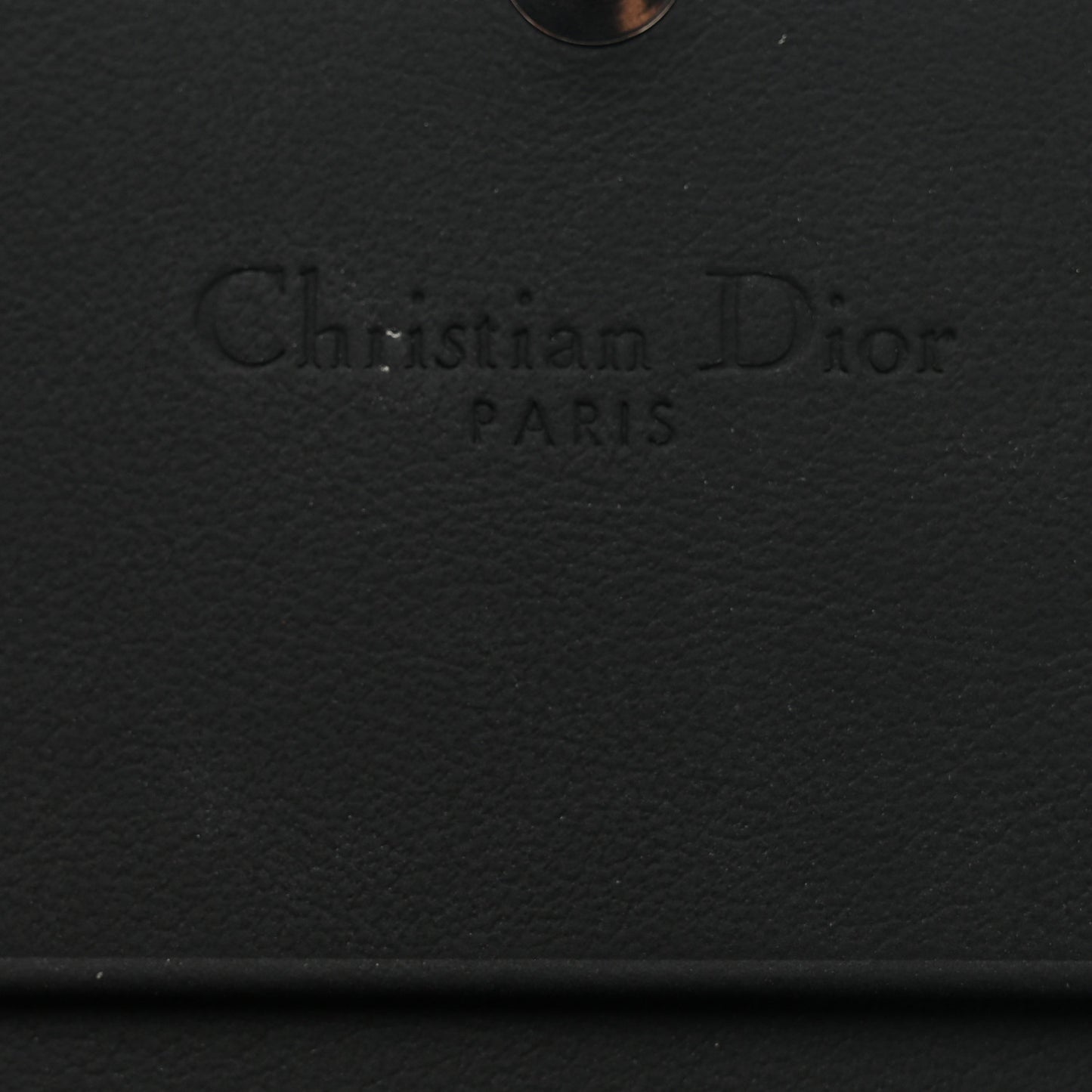 Ultra Matte Calfskin Small Lady Dior Flap Card Holder Black