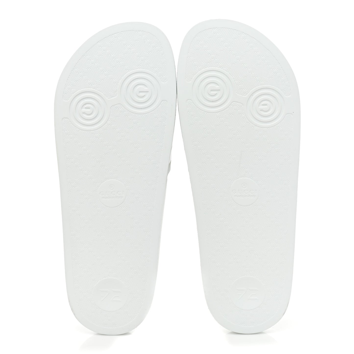 Rubber Web Mens Pool Slide Sandals 9 Great White