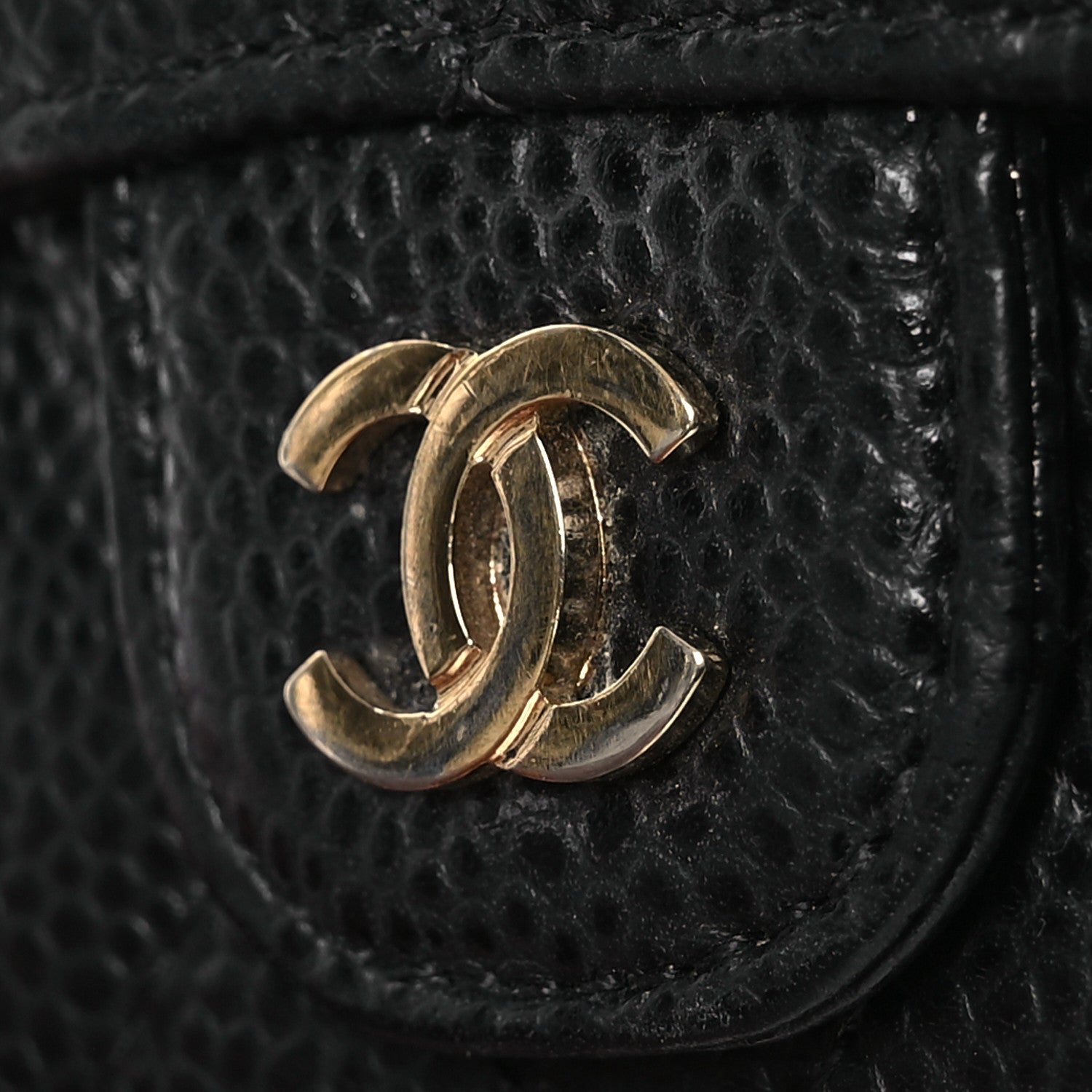 Chanel Caviar Quilted Flap Card Holder Black 12 of 14