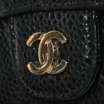 Chanel Caviar Quilted Flap Card Holder Black 12 of 14