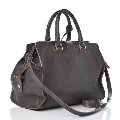 Saint Laurent Calfskin Small Classic Y Cabas Grey 4 of 24