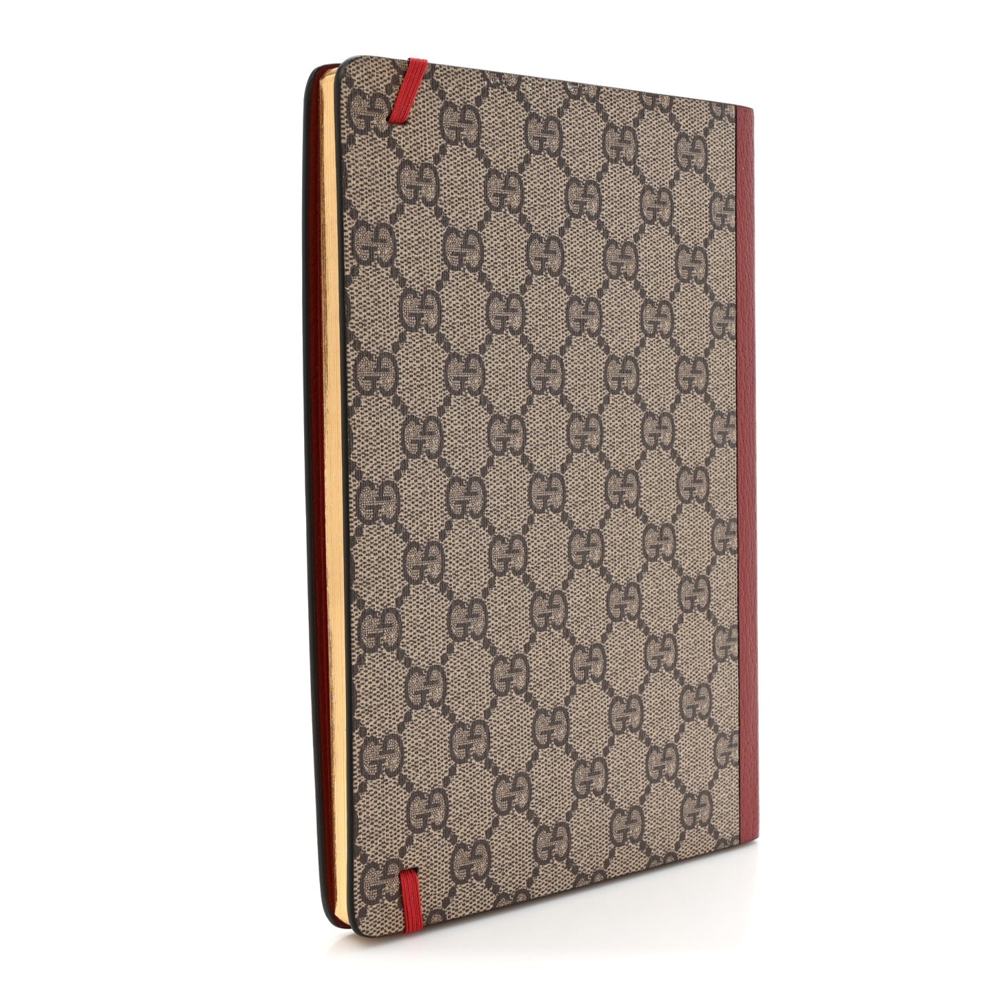 GG Supreme Monogram Pattern Red Cat Notebook Beige Multicolor New Acero