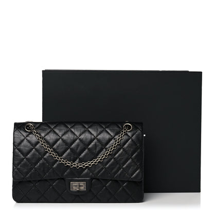 Chanel Aged Calfskin Quilted 2.55 Reissue 226 Flap Black 11 of 11