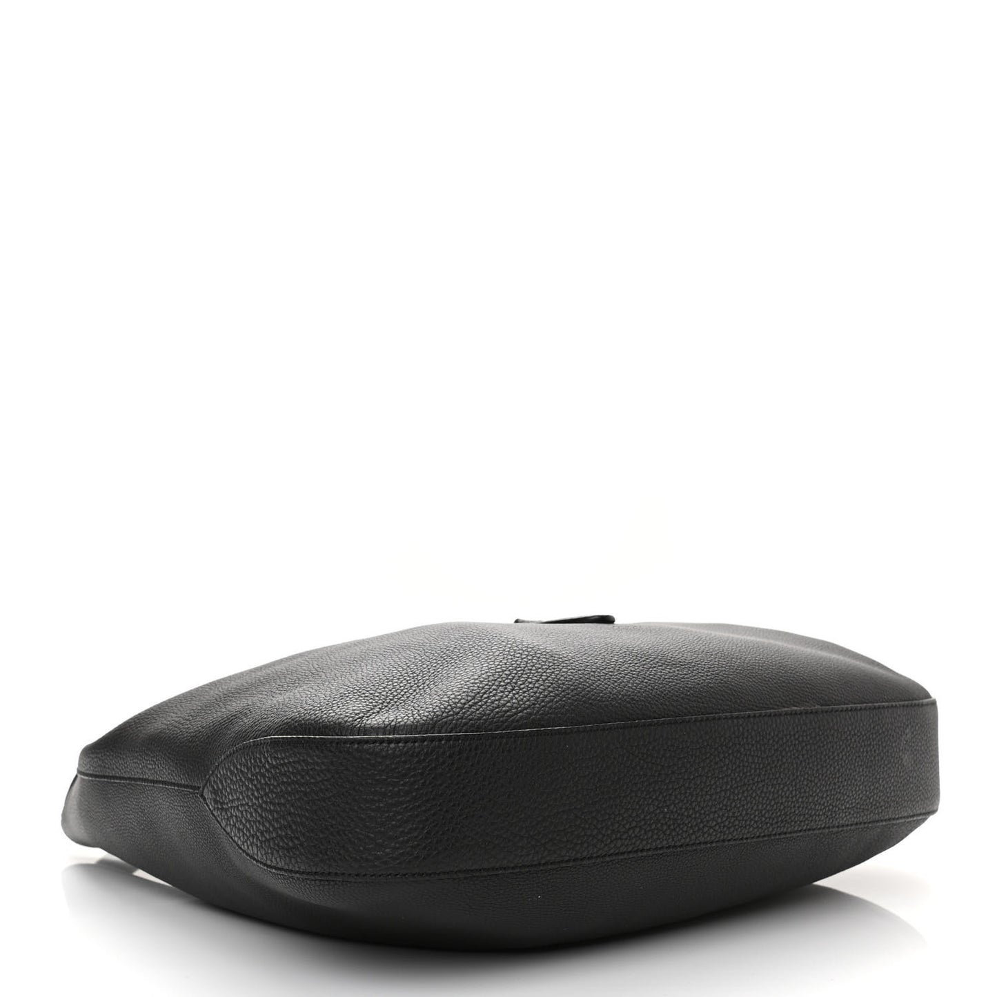 Soft Grained Calfskin Large Jackie Hobo Black