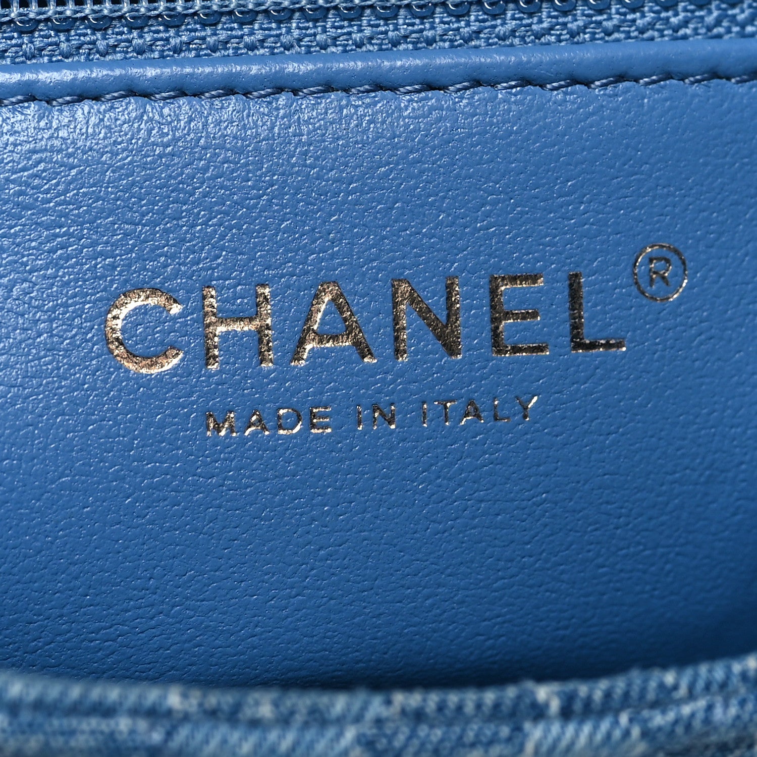 Chanel Denim Quilted Camellia Sweetheart Mini Flap Blue 6 of 11