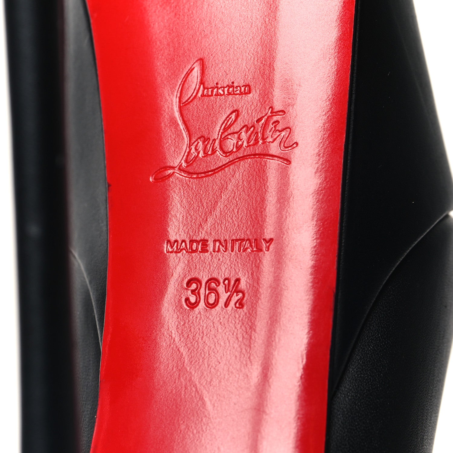 Christian Louboutin Calfskin Dolly Alta Booty 160 Ankle Boots 36.5 Black 6 of 10