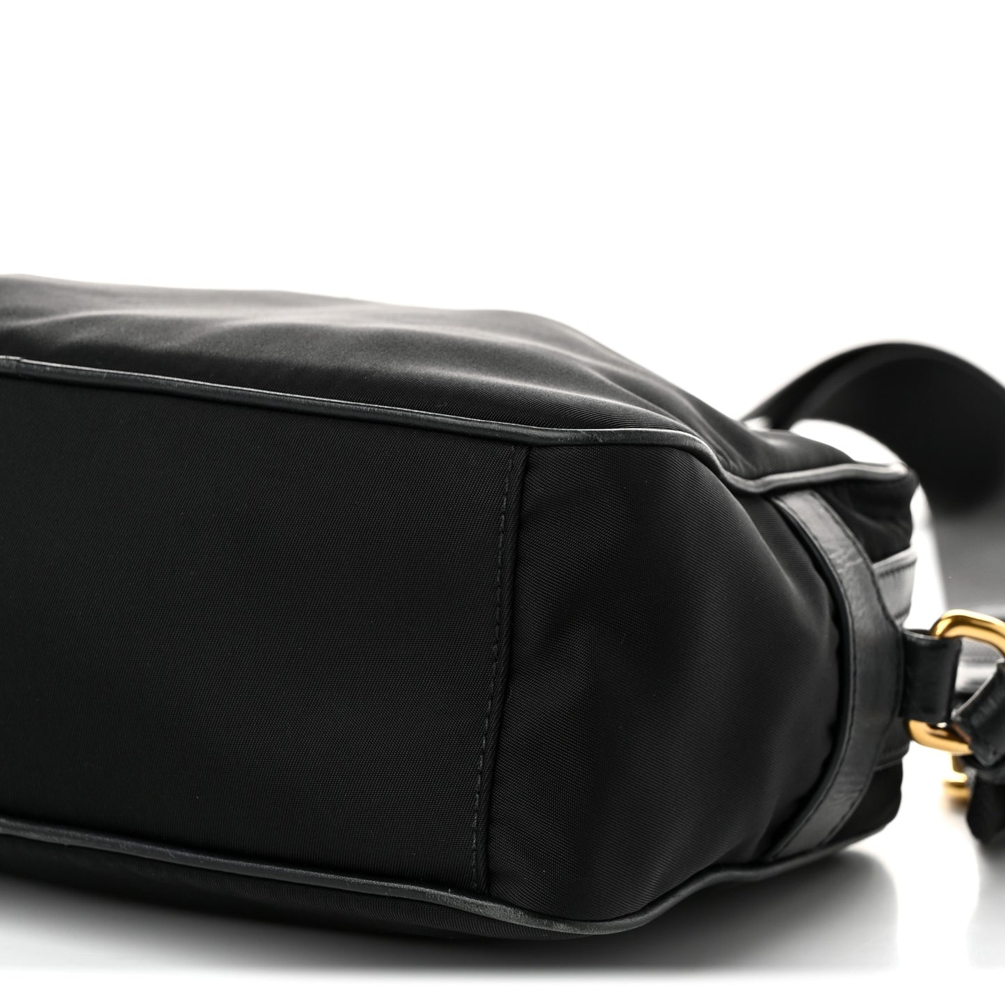 Tessuto Nylon Soft Calf Camera Bag Black