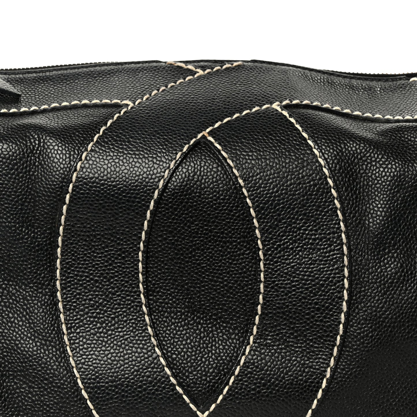 Caviar CC Stitched Hobo Black