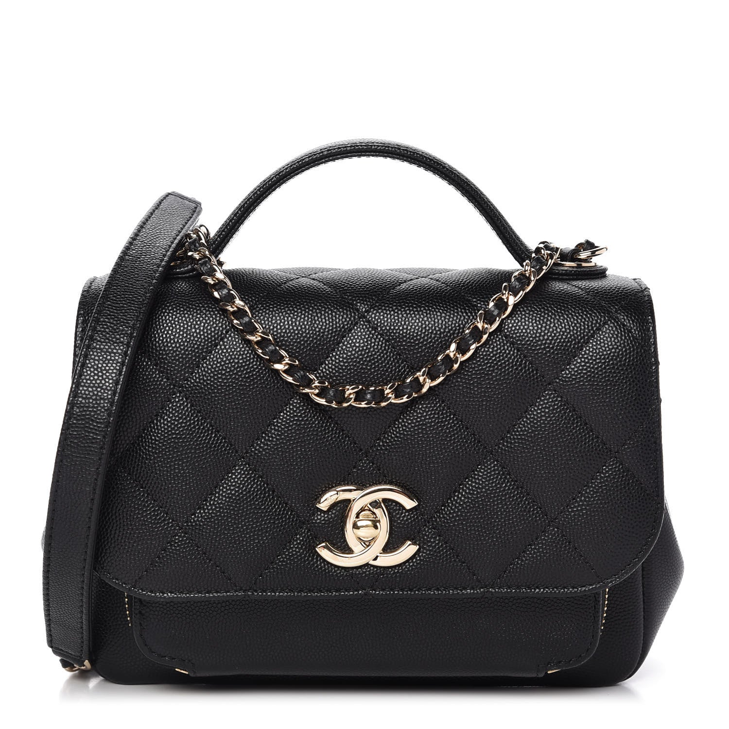 Chanel Caviar Quilted Small Business Affinity Flap Black 1 of 10