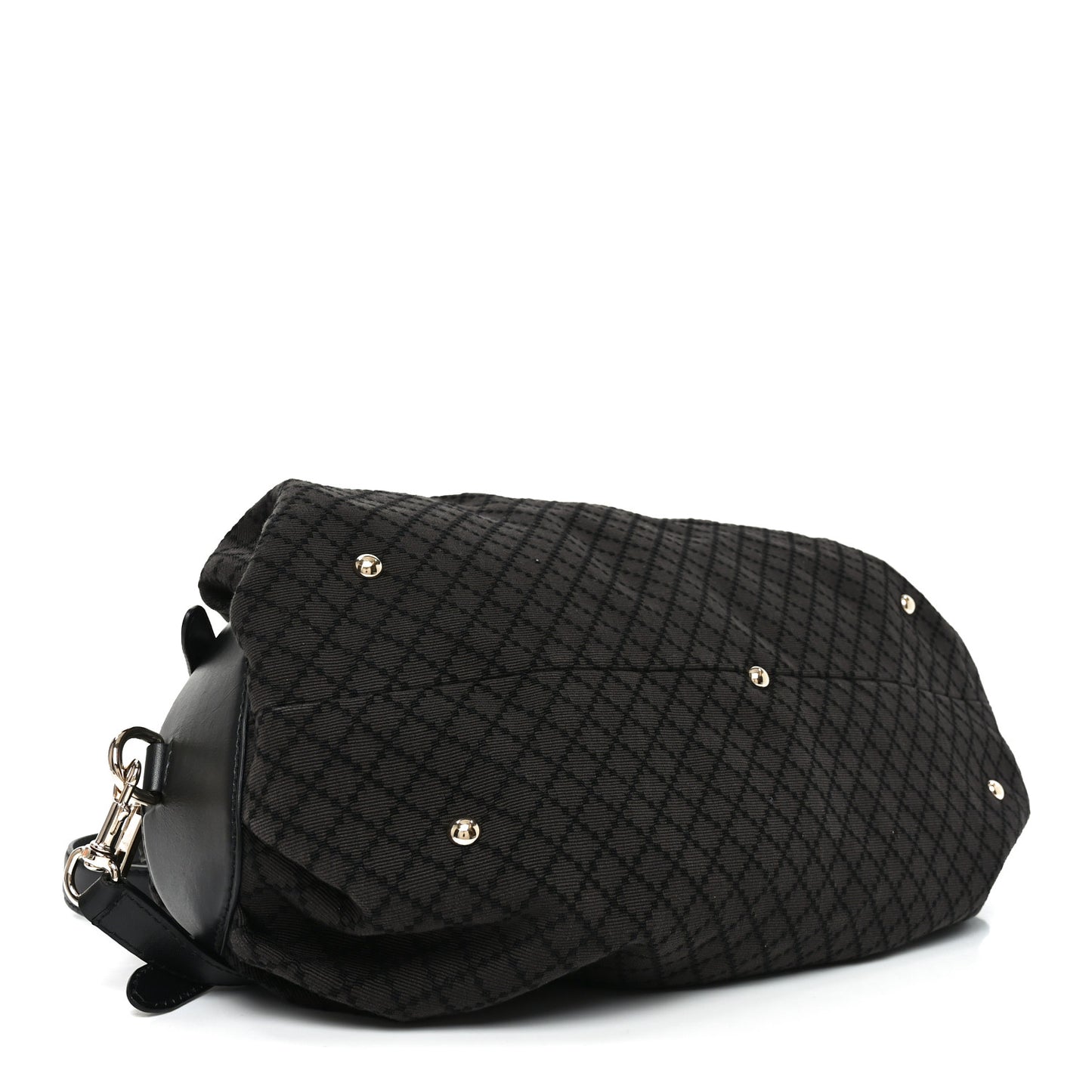 Diamante Bridle Tote Dark Brown