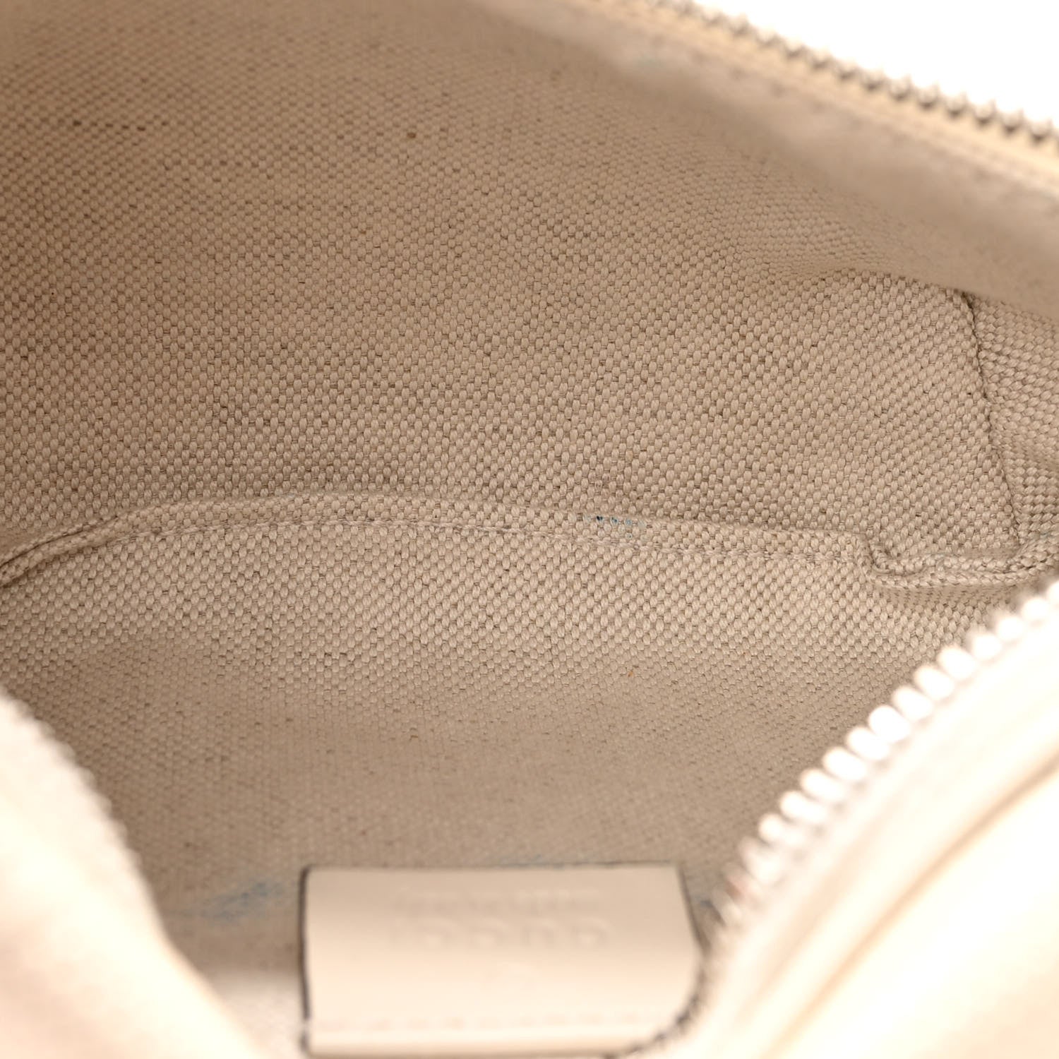 Gucci Calfskin GG Tennis Embossed Belt Bag Mystic White 5 of 14