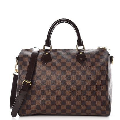 Louis Vuitton Damier Ebene Speedy Bandouliere 30 1 of 9