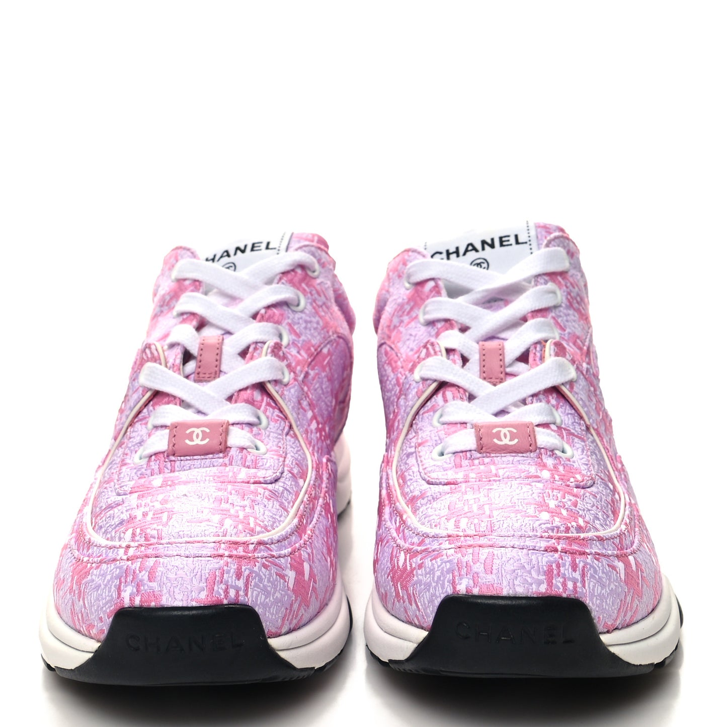 Tweed CC Sneakers 39 Pink