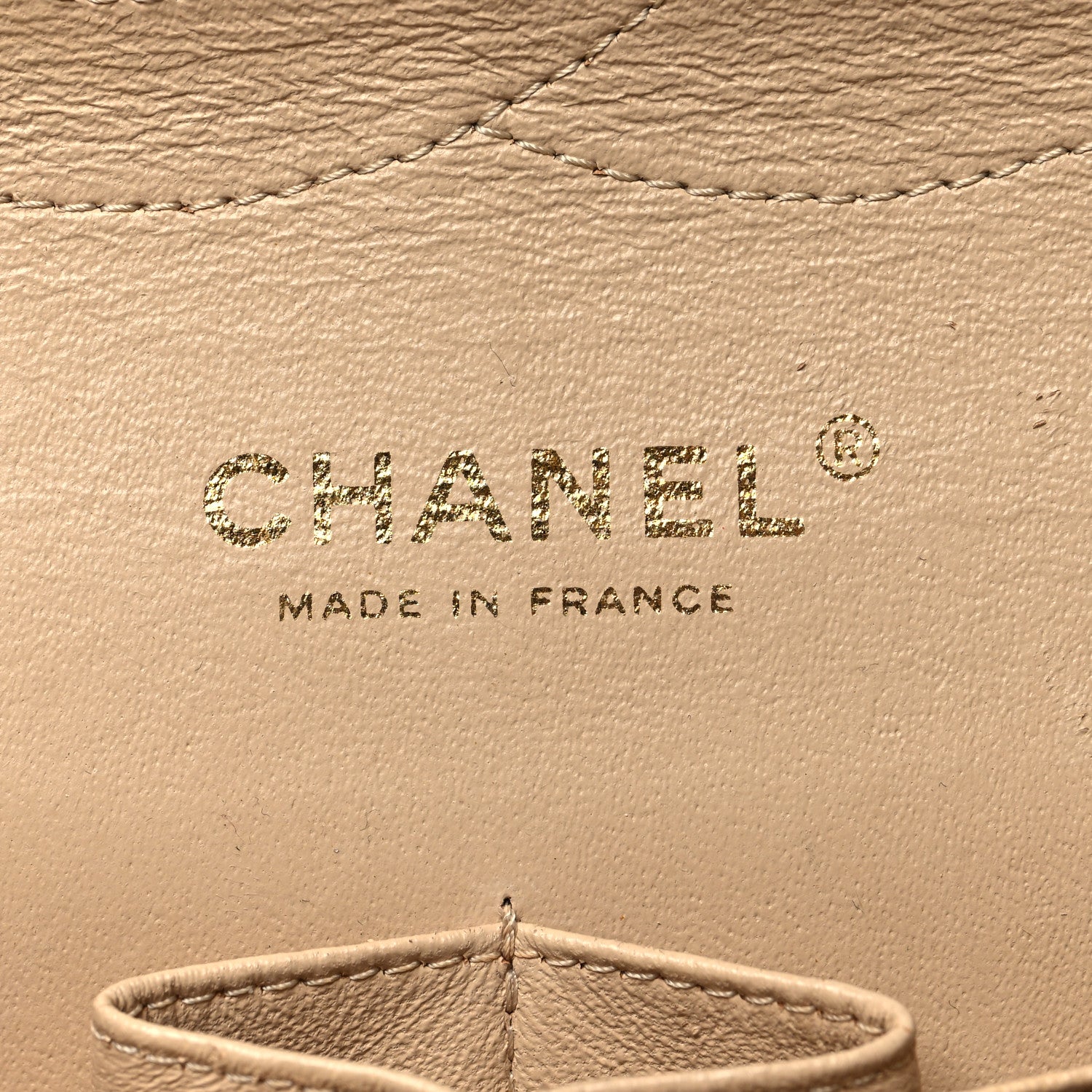 Chanel Caviar Quilted Jumbo Double Flap Beige 6 of 13