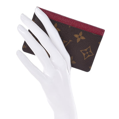 Louis Vuitton Monogram Card Holder Fuchsia 2 of 7