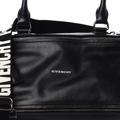 Givenchy Calfskin Medium Pandora Logo Strap Black 10 of 10