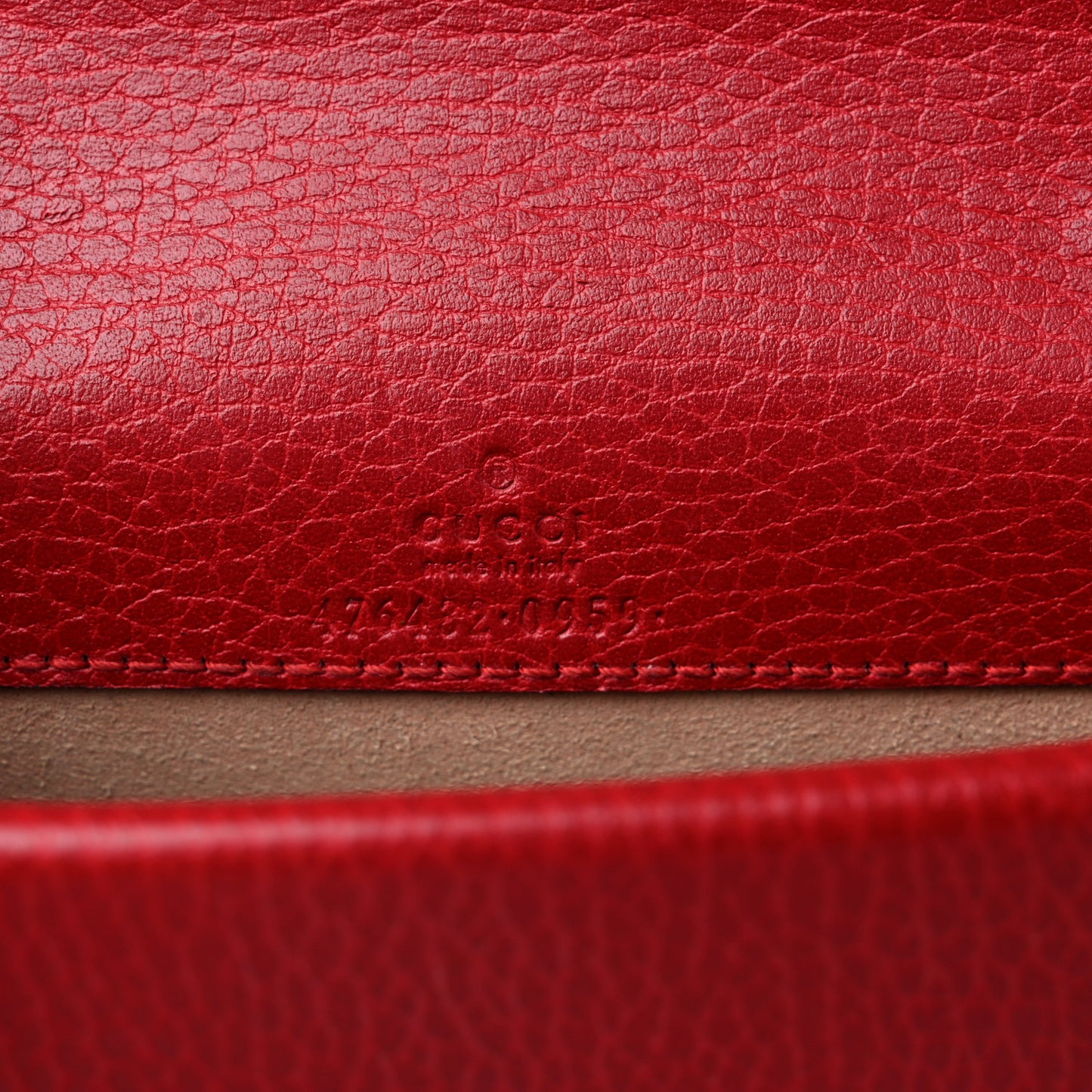 Calfskin Super Mini Dionysus Shoulder Bag Hibiscus Red