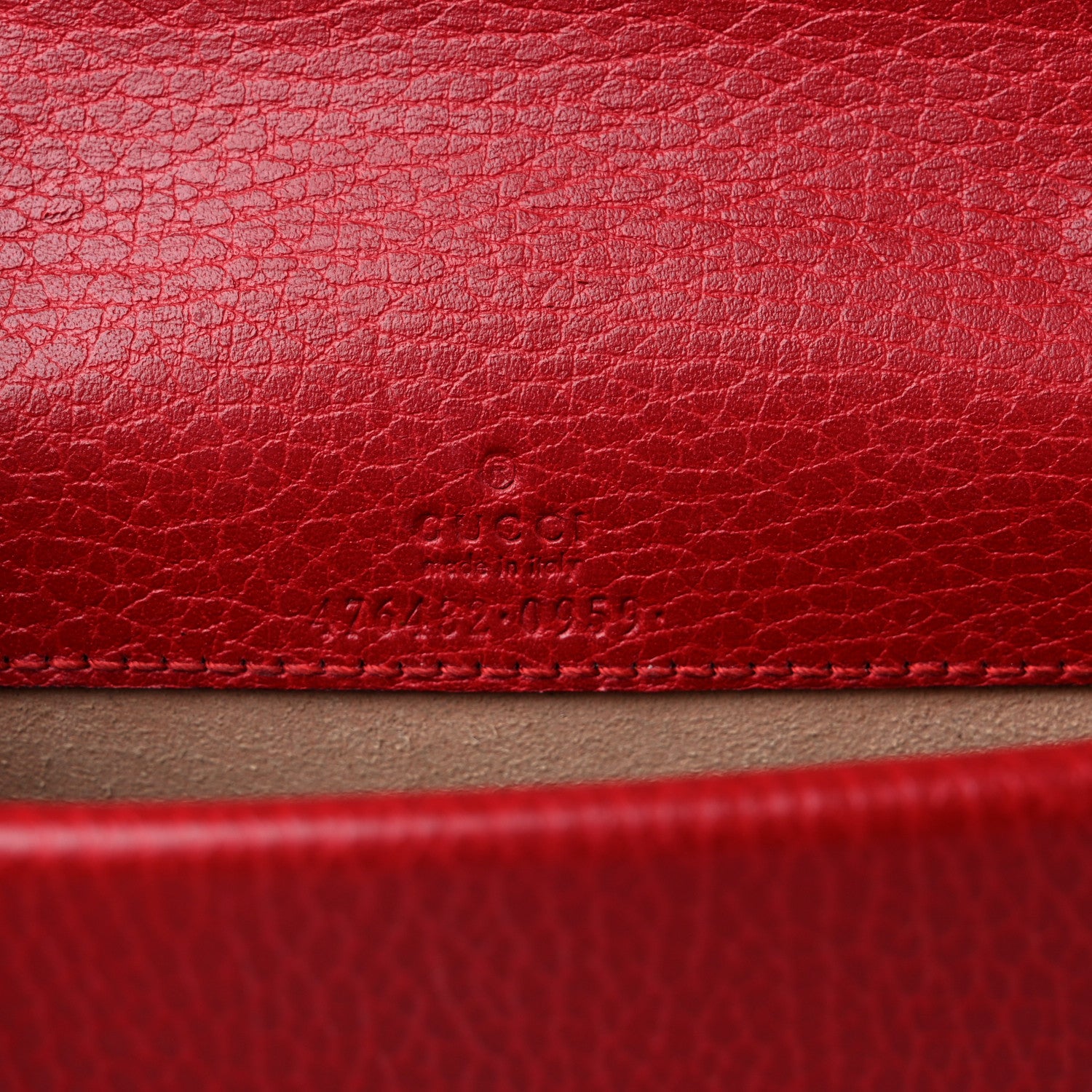 Gucci Calfskin Super Mini Dionysus Shoulder Bag Hibiscus Red 6 of 10
