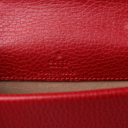 Gucci Calfskin Super Mini Dionysus Shoulder Bag Hibiscus Red 6 of 10