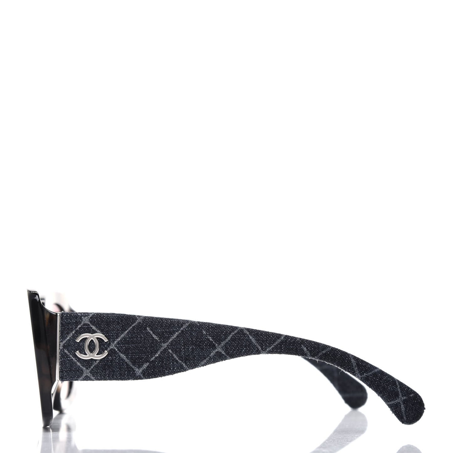 Denim Rectangle Sunglasses 5406 Tortoise