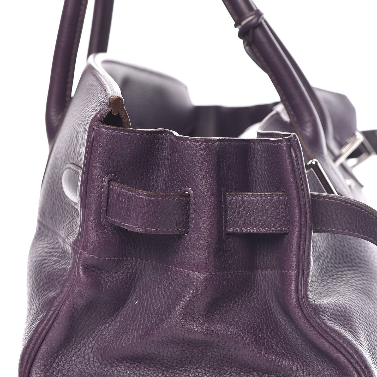 Taurillon Clemence JPG Birkin 42 Raisin