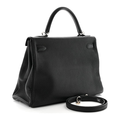 Hermes Togo Kelly Retourne 32 Black 3 of 10