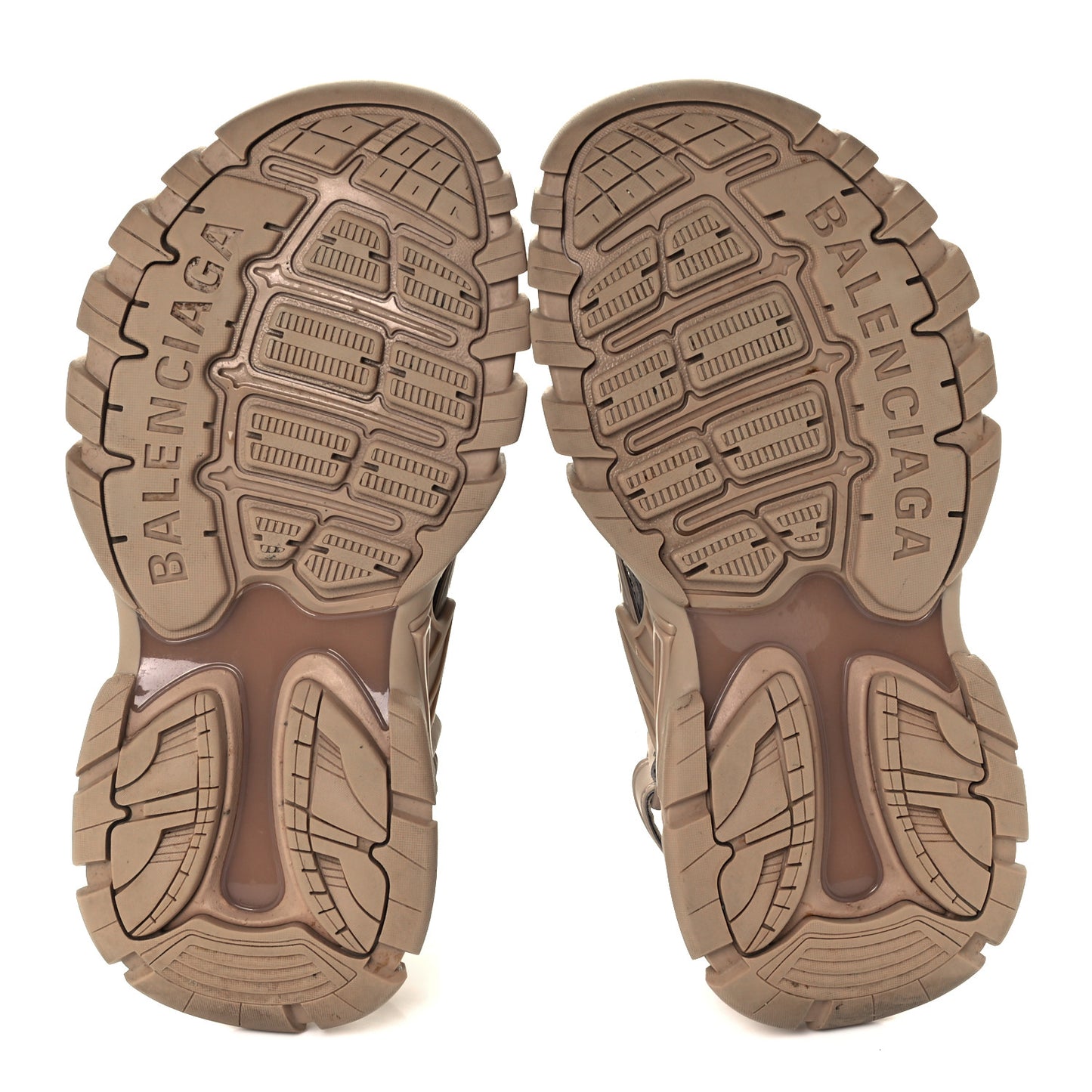 Neoprene Rubber Womens Track Sandals 36 Full Beige