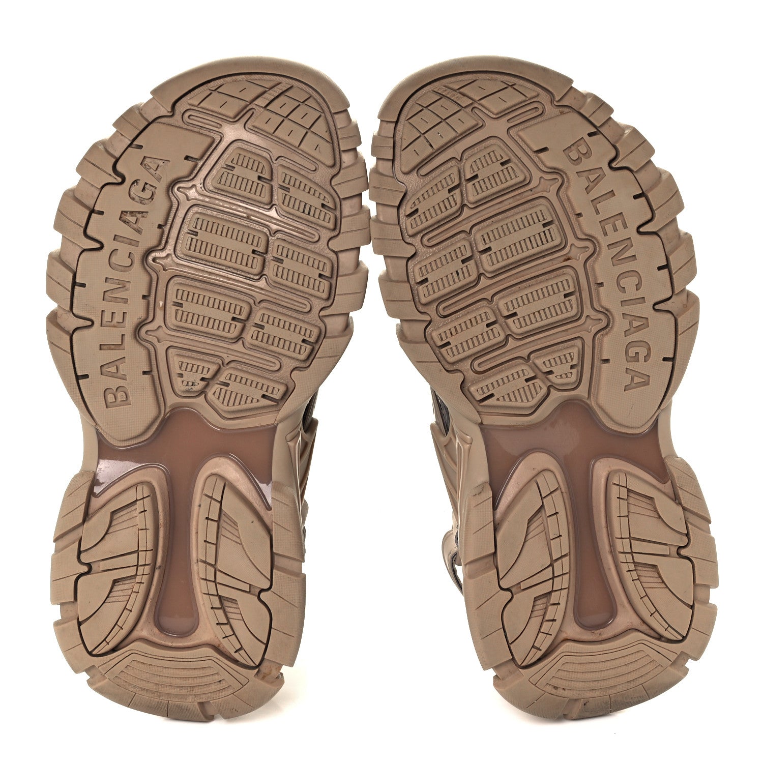 Balenciaga Neoprene Rubber Womens Track Sandals 36 Full Beige 7 of 11