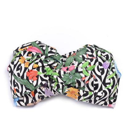 Gucci Silk G Rhombus Flora Print Headband M Multicolor 1 of 3