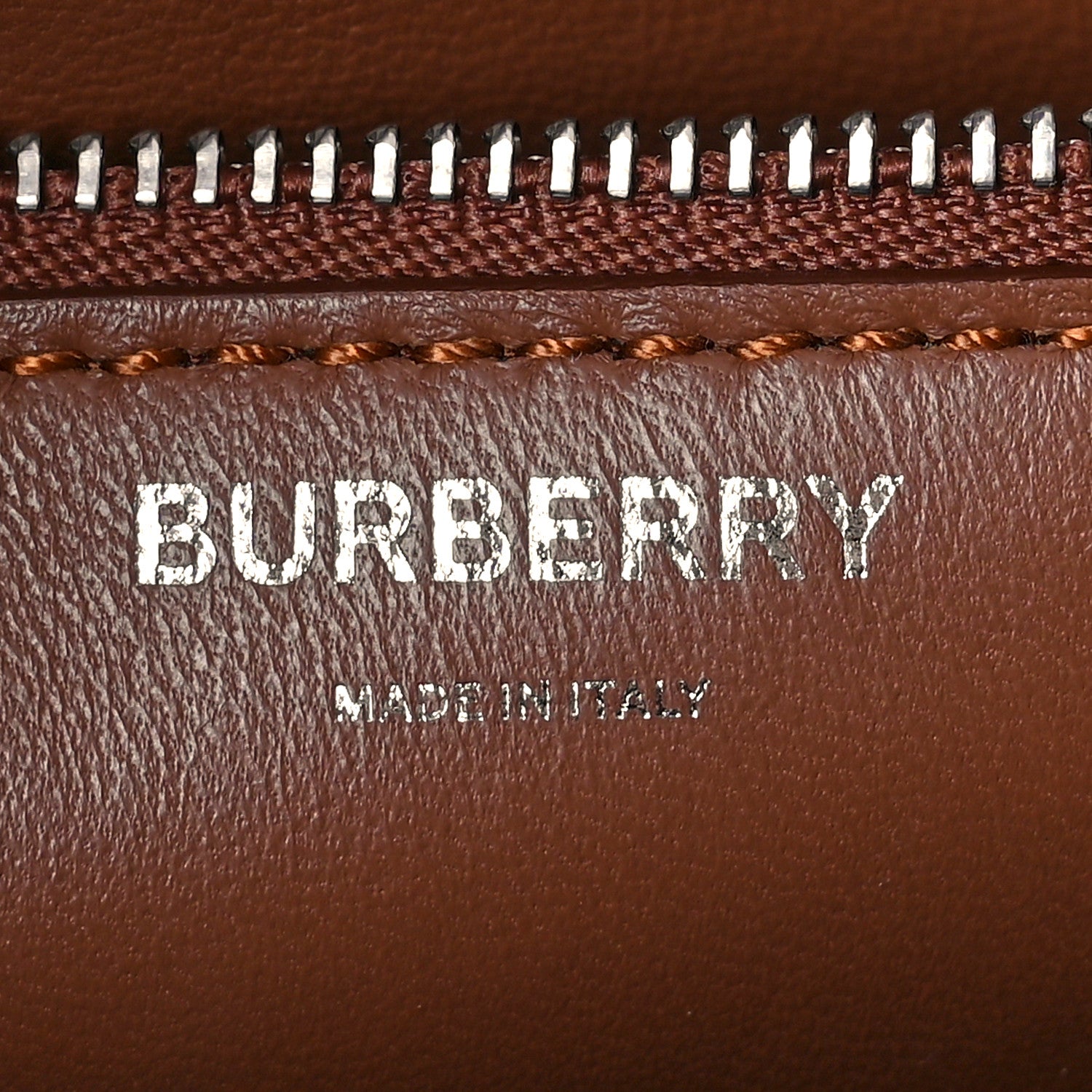 Burberry Calfskin Small TB Bag Malt Brown 6 of 7