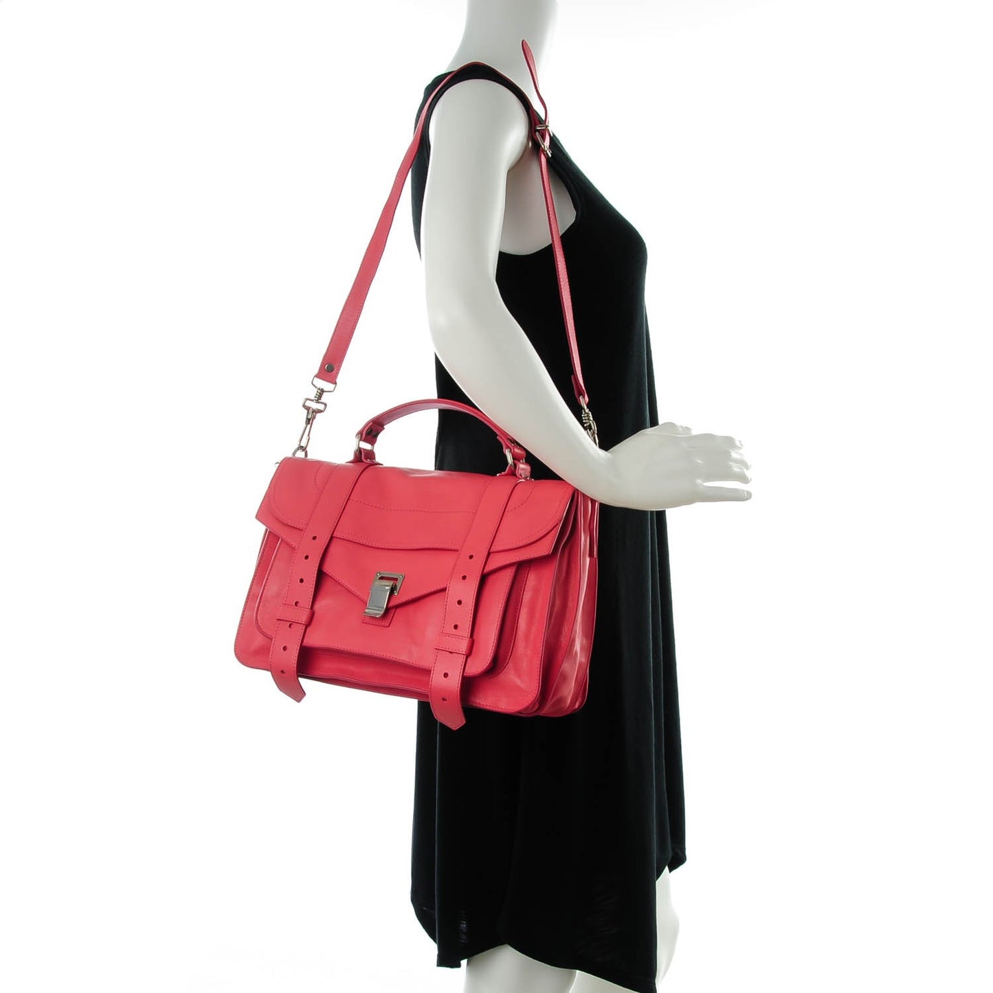 Lambskin Medium PS1 Satchel Hibiscus